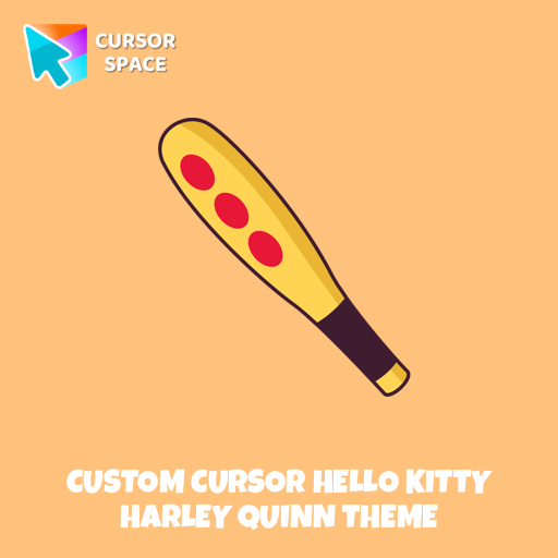 Custom Cursor Hello Kitty Harley Quinn Theme